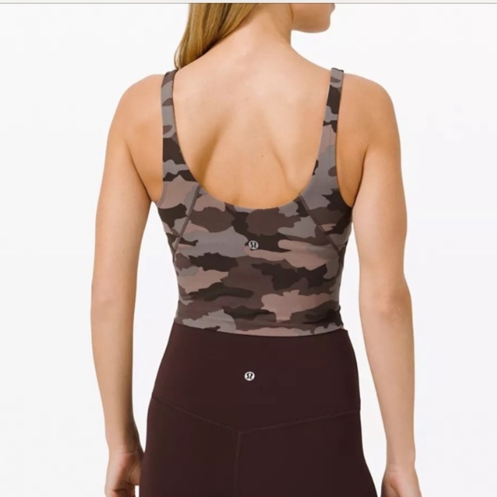 Lulu camo align tank NWT